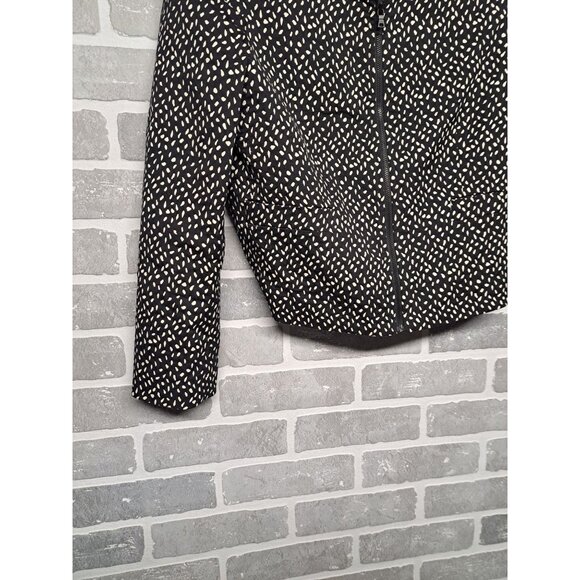 Alice & Olivia Womens Chettah Print White and Black Crop Jacket Size Small - Picture 6 of 9